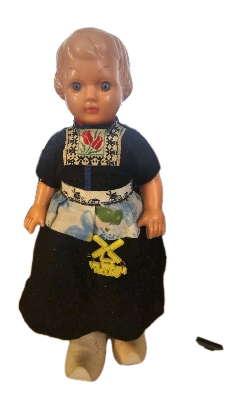 Celluloid Dutch Girl Doll Italy Michael Querzola M&Q vintage 1950s
